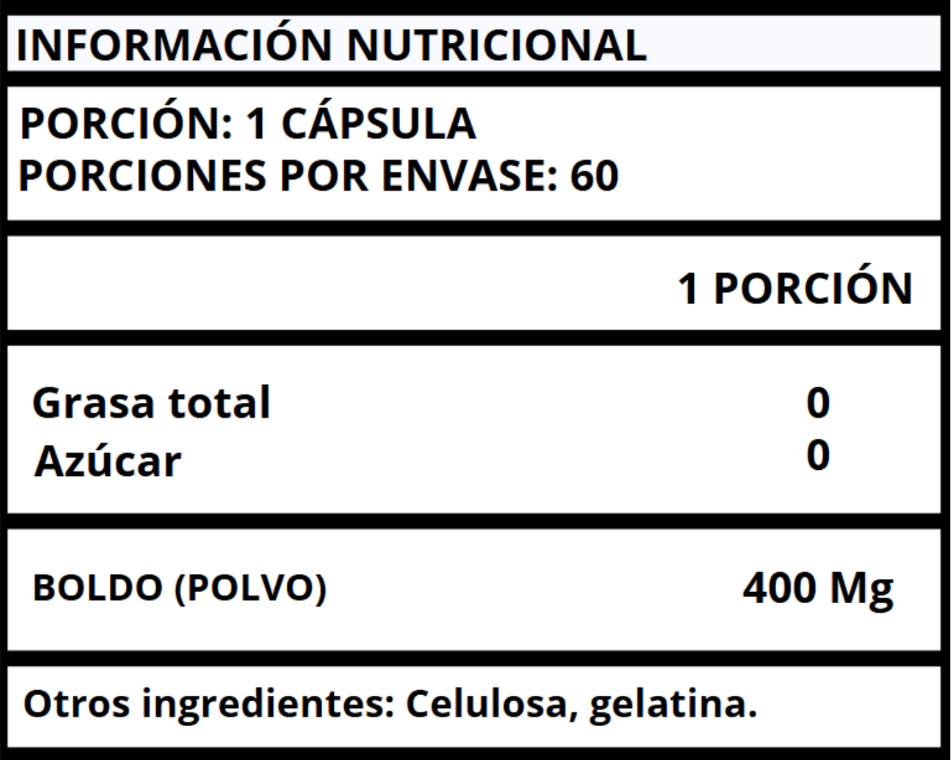 BOLDO - CÁPSULAS