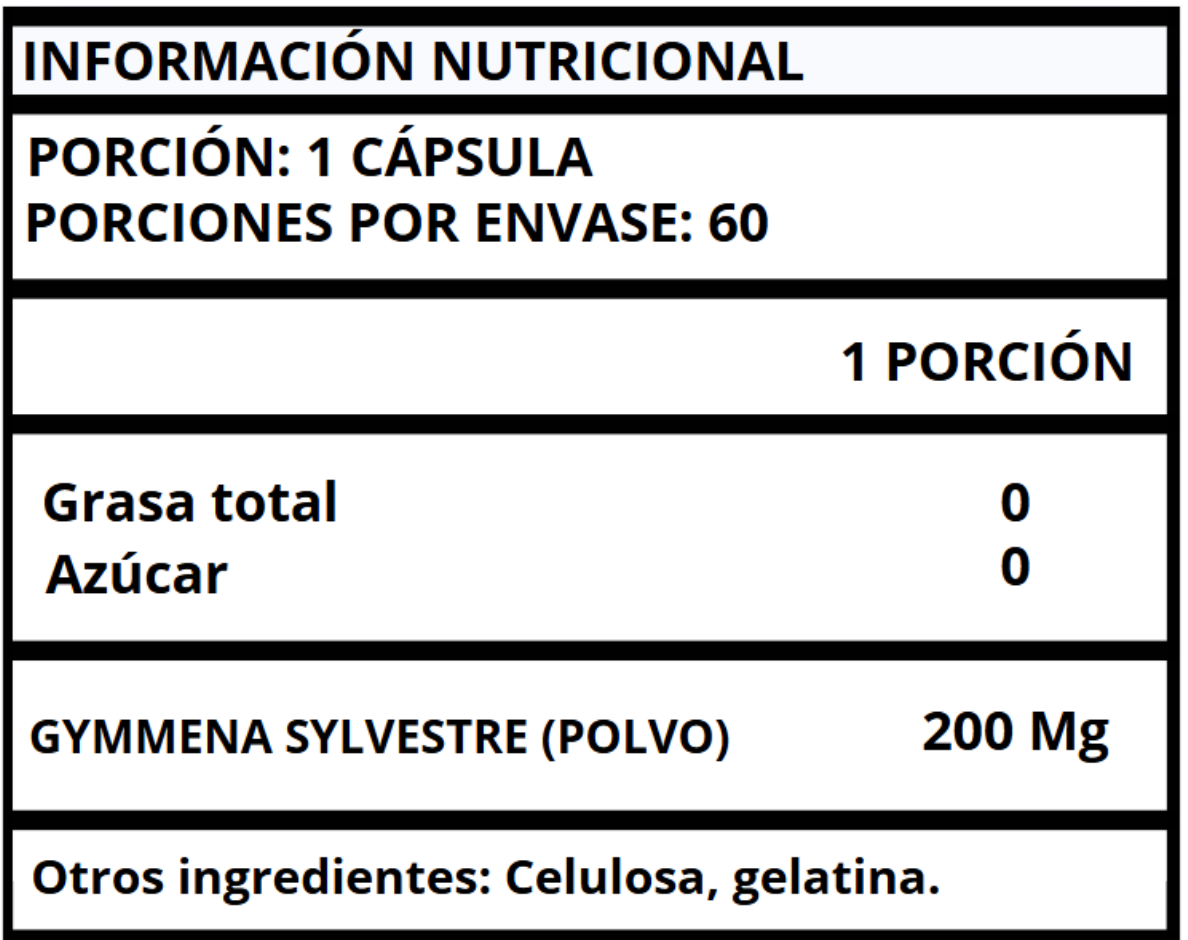 GYMNEMA SYLVESTRE - CĂPSULAS
