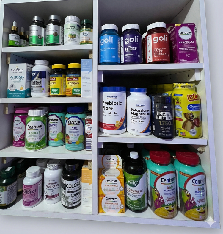 SUPLEMENTOS AMERICANOS, VITAMINAS Y MUCHO MÁS.