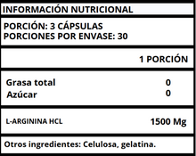 L-ARGININA HCL - CÁPSULAS