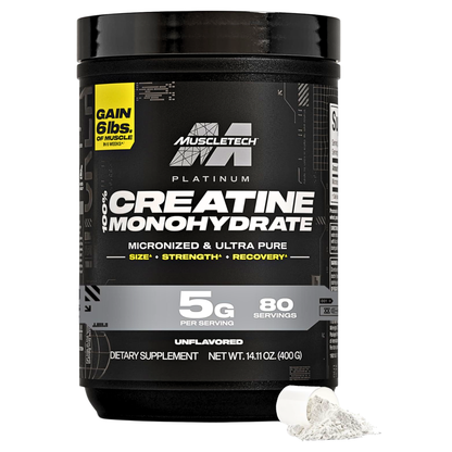 CREATINA PLATINUM MUSCLETECH - 80 SERVIDAS