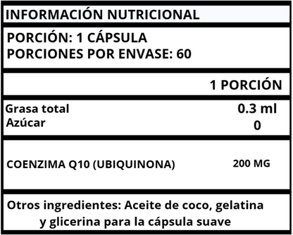 COENZIMA Q10 - 200 MG