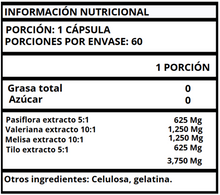 PASIFLORA COMPLEX EXTRACTOS - CÁPSULAS 3,750 MG