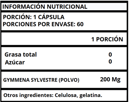 GYMNEMA SYLVESTRE  - CÁPSULAS