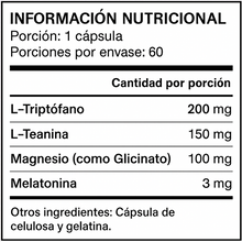 SERENIREST (SUPLEMENTO PARA DORMIR) - CÁPSULAS 500 MG