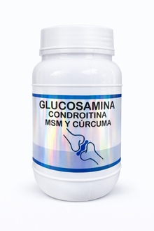 GLUCOSAMINA CON CONDROITINA (CONTIENE CÚRCUMINA, MSM) - TABLETAS 4,000 MG