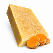 JABÓN DE CÚRCUMA ARTESANAL 100% NATURAL  - BARRA 100 GRAMOS