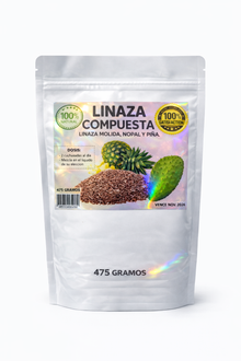 LINAZA CON NOPAL Y PIÑA - EN POLVO 475 GRAMOS