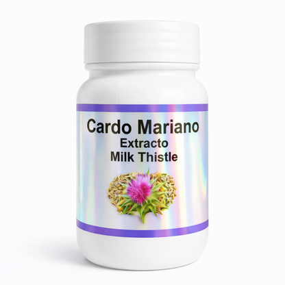 CARDO MARIANO EXTRACTO (SILIMARINA/MILK THISTLE) - CÁPSULAS