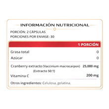 CRANBERRY EXTRACTO - 60 CÁPSULAS