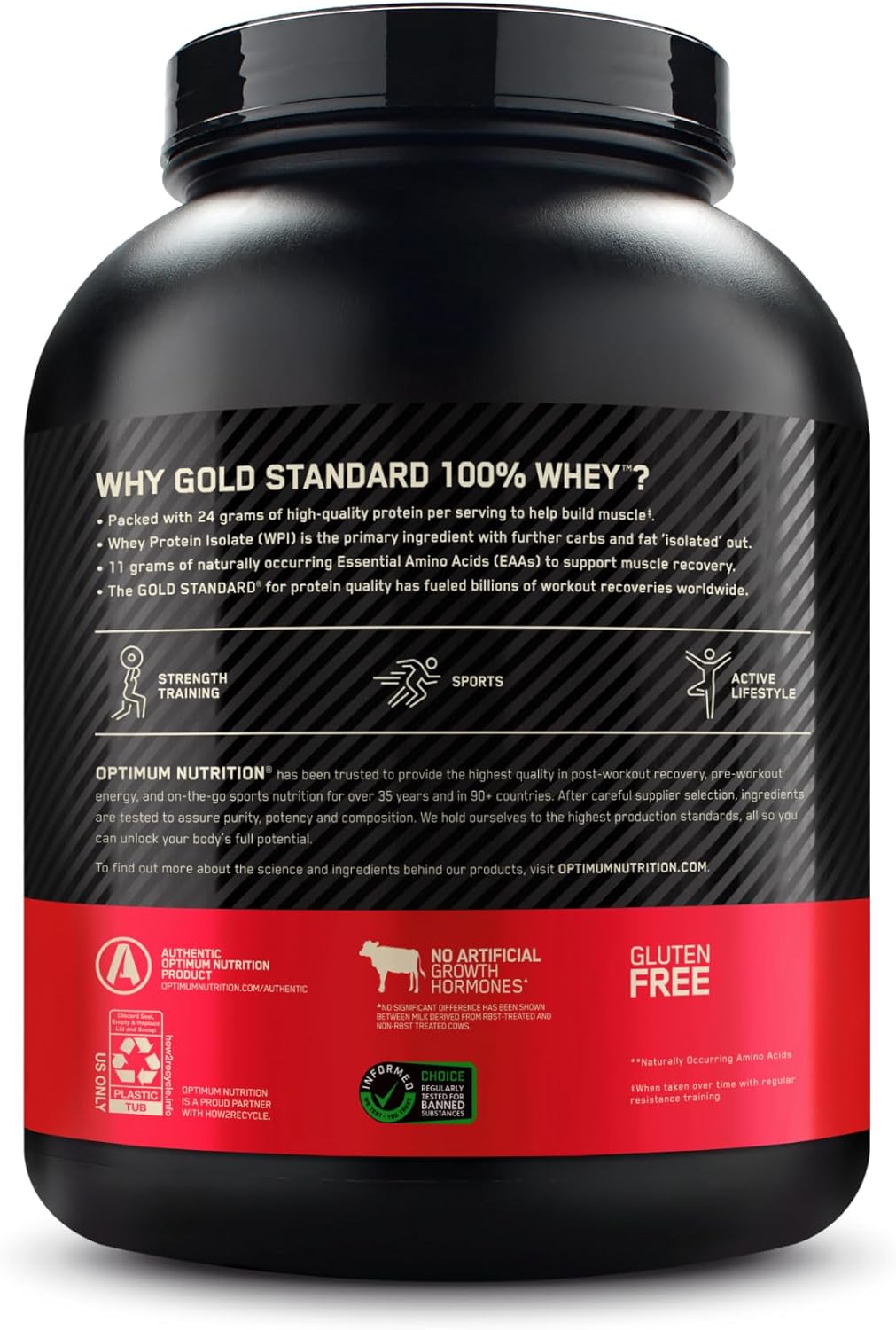 GOLD STANDARD WHEY PROTEIN DE ON - VAINILLA ICE CREAM