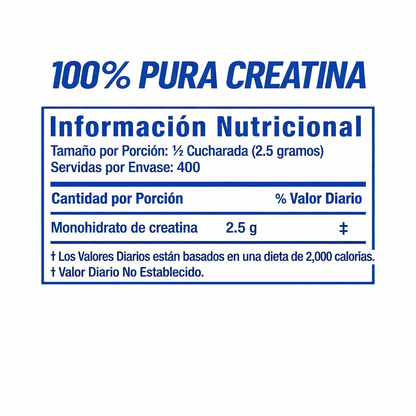 CREATINA RONNIE COLEMAN XS -  400 SERVIDAS